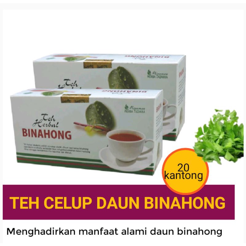 Jual Teh Celup Daun Binahong Original Isi 20 Kantong Shopee Indonesia