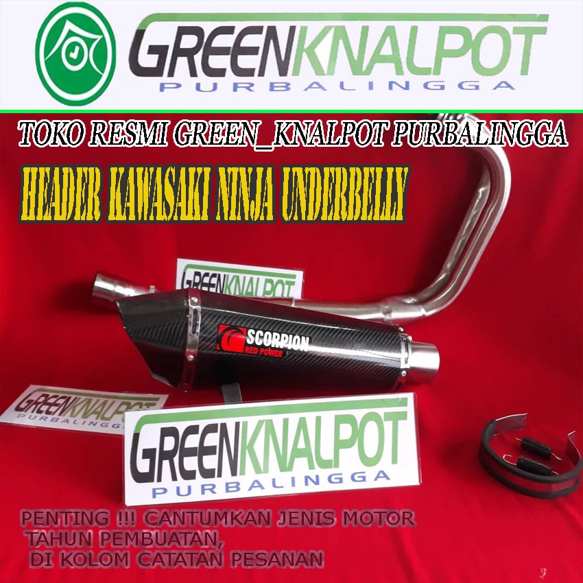 Jual Knalpot Underbelly Kolong Full Sett R Mt Z Ninja Fi