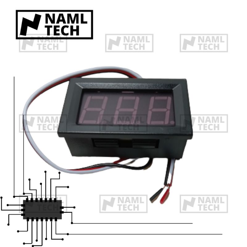 Jual Voltmeter Aki Voltmeter DC Digital Kecil Alat Ukur Tegangan