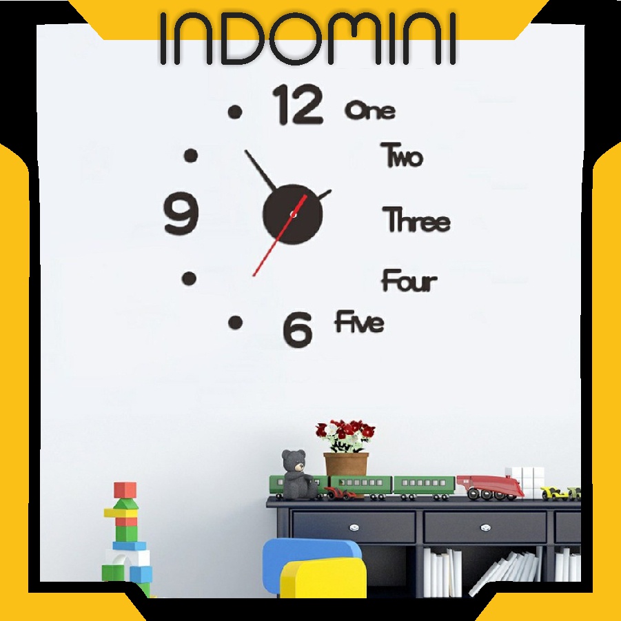 Jual Indomini R Jam Dinding Diy D Giant Tempel Tembok Besar Angka