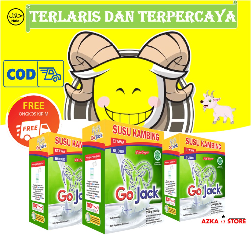 Jual Susu Kambing Etawa Go Jack 200g No Sugar Shopee Indonesia