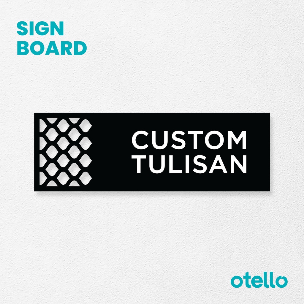 Jual Sign Acrylic Custom Tulisan Akrilik Costum Signage Board Print