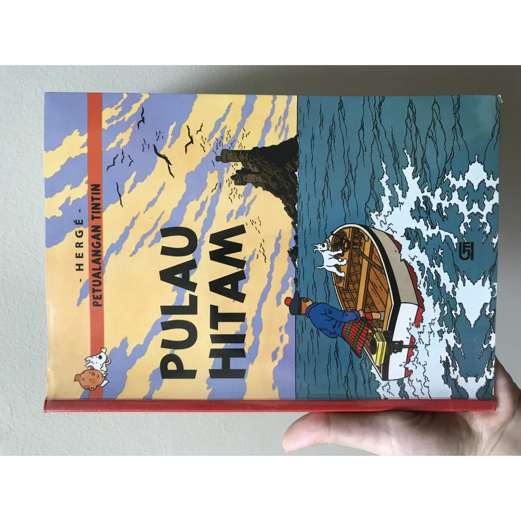 Jual Buku Komik Petualangan Tintin Pulau Hitam Shopee Indonesia