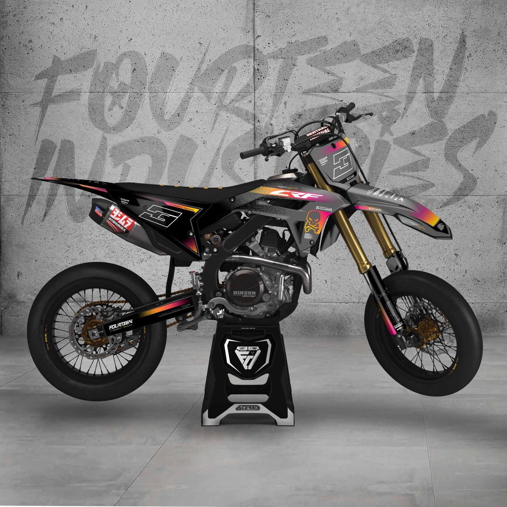 Jual Decal Crf Hitam Abu Stiker Dekal Body Crf Hrv