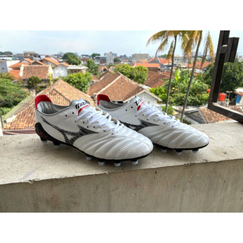 Jual Sepatu Bola Mizuno Morelia Neo III White Black FG Shopee Indonesia