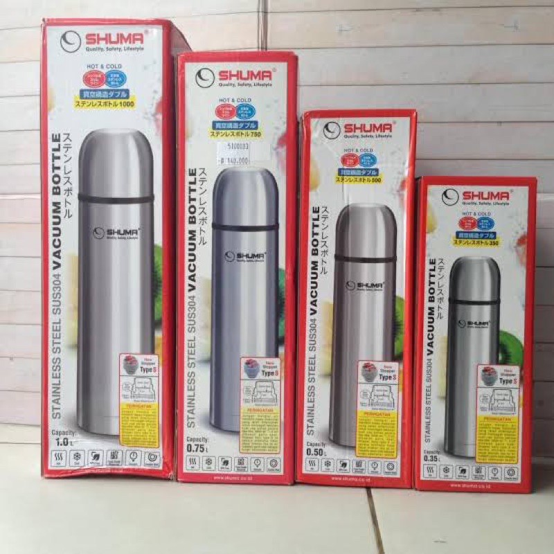 Jual Shuma Thermos Vacuum Flask Termos Air Panas 350 500 750