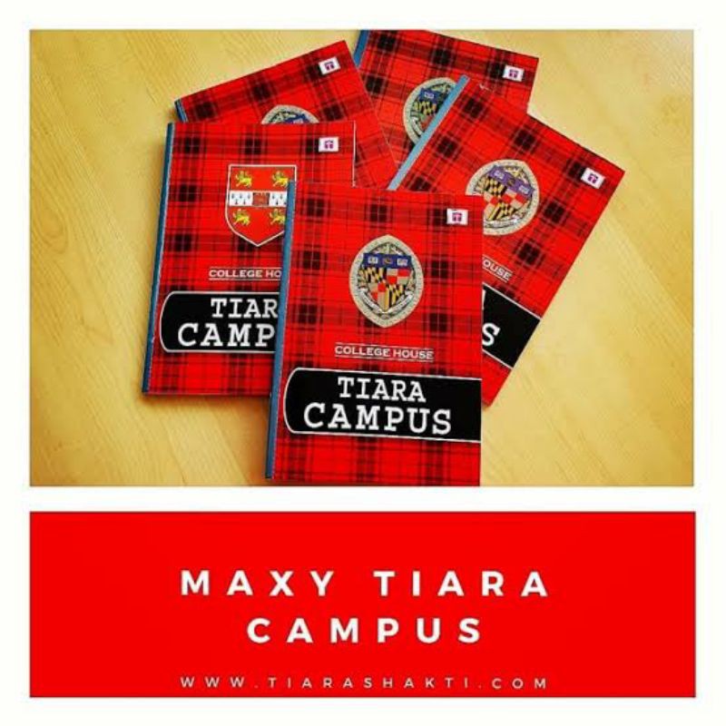 Jual Buku Tulis Tiara Campus Panjang 50 Lembar 1 PAK 10Pcs Shopee