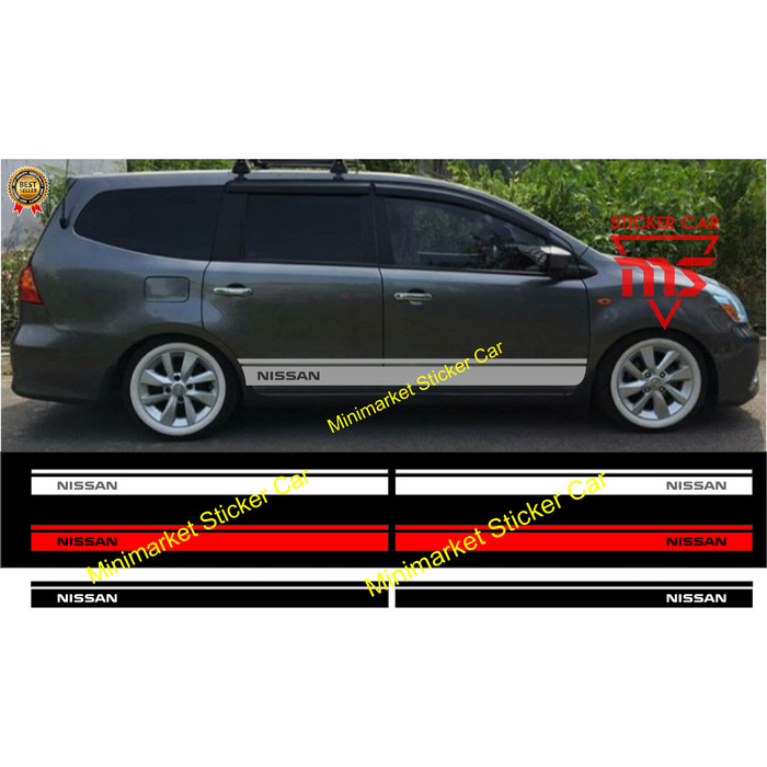 Jual Sticker Stiker Mobil Nissan Grand Livina Hitam Keren Shopee