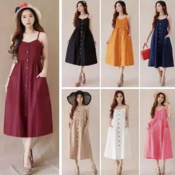 Jual Dress Wanita Feminim Terbaik Terlaris Nongkrong Outfit Recomended