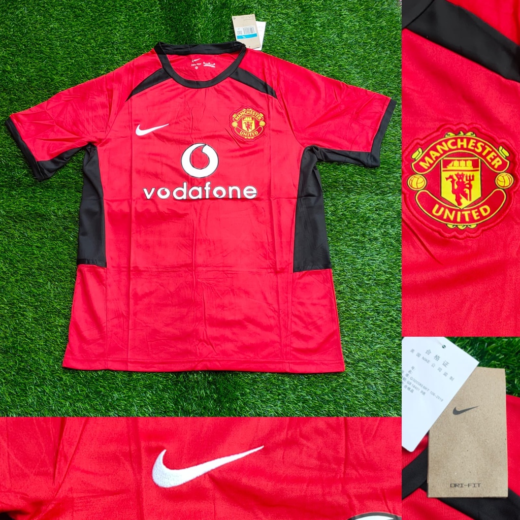 Jual RETRO JERSEY BOLA MU 2002 2003 BAJU BOLA MAN UNITED 2002 2003