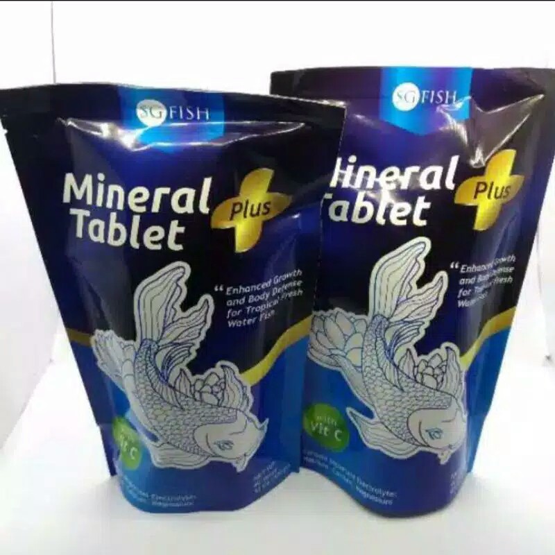 Jual Mineral Tablet Plus Sg Fish With Vitamin C Garam Mineral Tablet