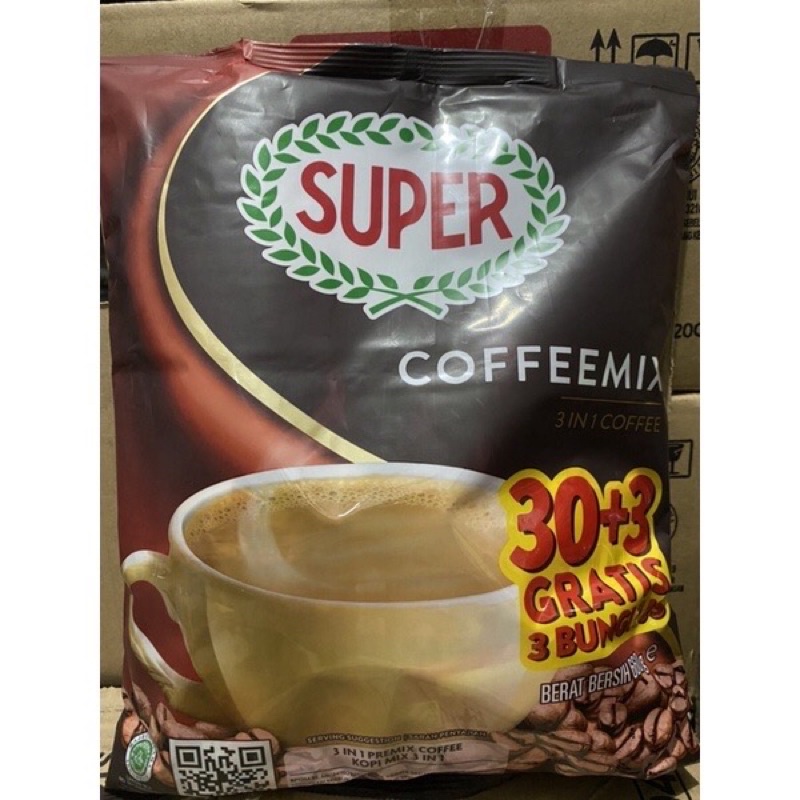 Jual Super CoffeeMix Minuman Serbuk Kopi 3in1 30sachet Kopi Super