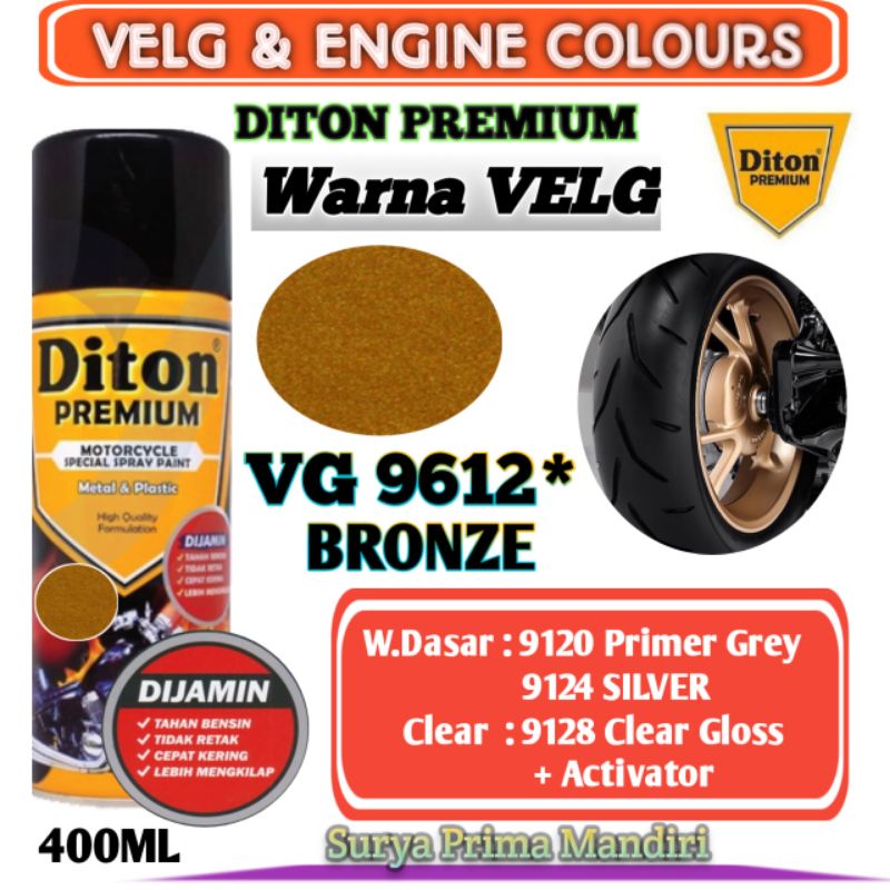 Jual VG 9612 BRONZE DITON PREMIUM 400cc Cat Semprot Pylox Pilok Pylok