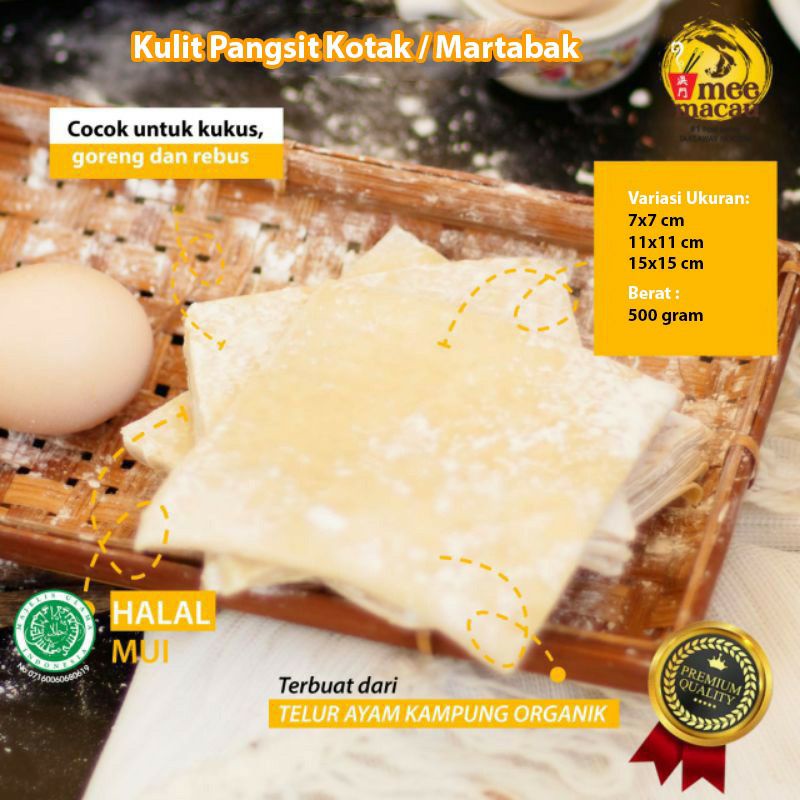 Jual Termurah Gram Kulit Pangsit Kotak Kulit Martabak Kulit