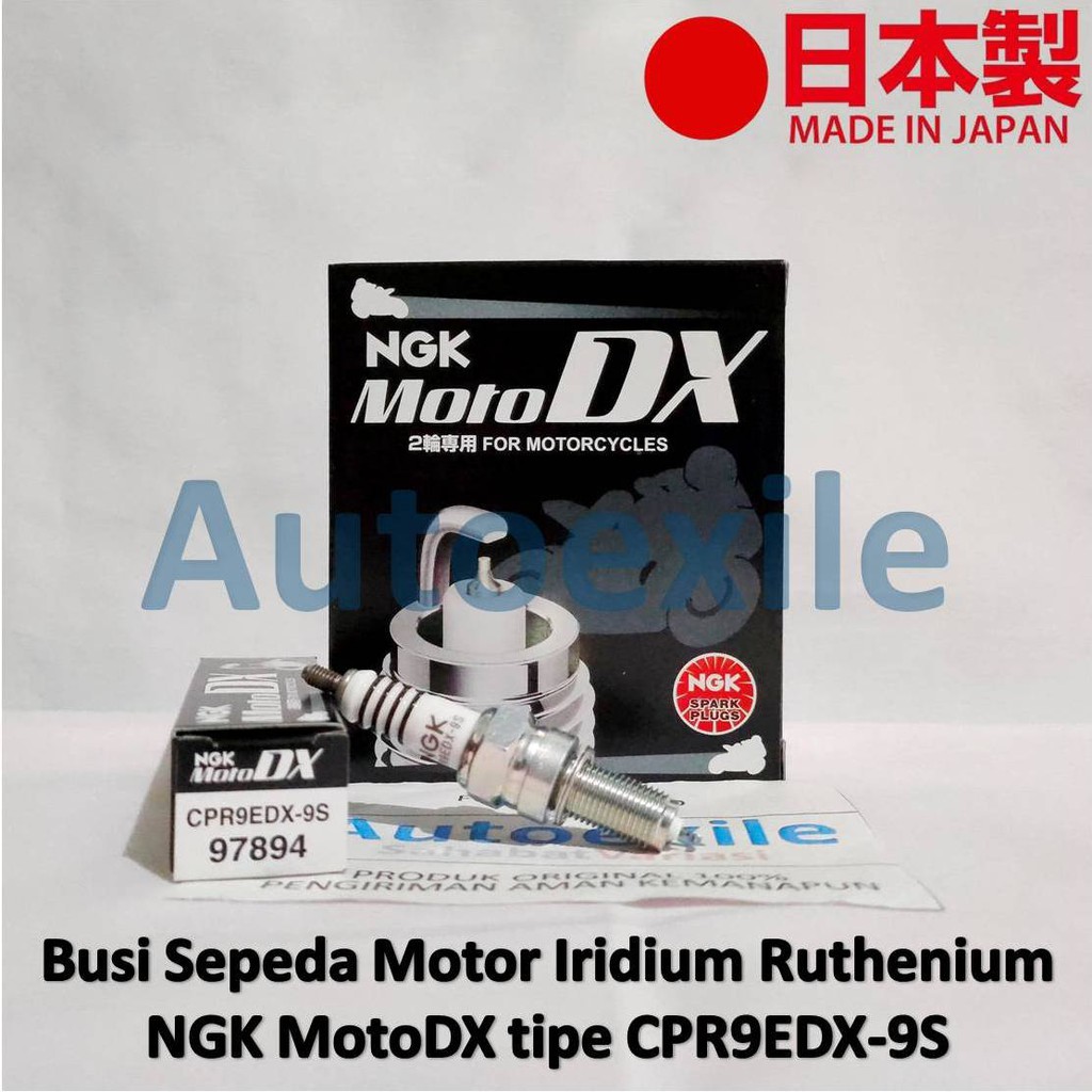 Jual Busi Motor NGK MOTO DX CPR9EDX 9S Iridium Ruthenium MOTODX CB150R