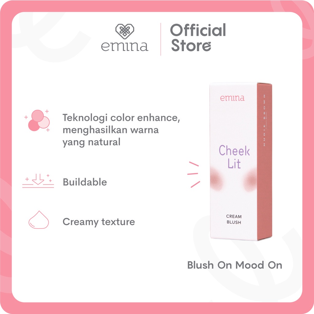 Jual Emina Cheek Lit Cream Blush Ml Blush On Shopee Indonesia