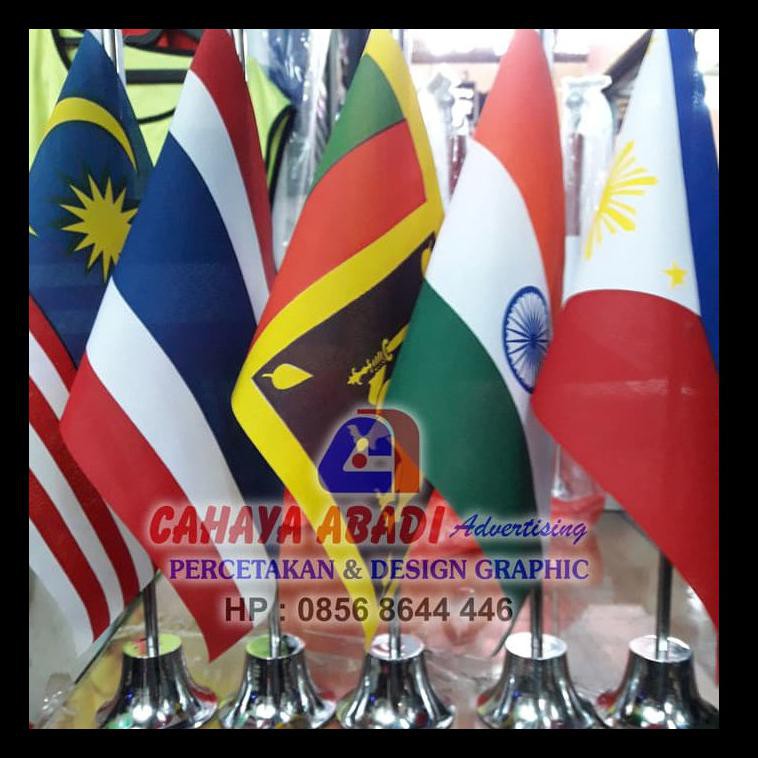 Jual Lucu Bendera Meja Negara Tiang Stainless Shopee Indonesia