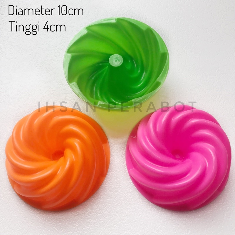 Jual Cetakan Twister BESAR 10cm Sakura Matahari Cetakan Puding