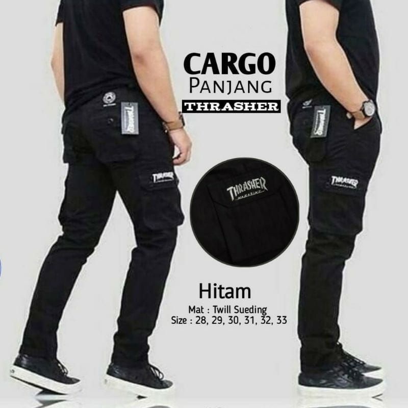 Jual CELANA CARGO PANJANG PRIA UKURAN 27 38 PREMIUM QUALITY SLIMFIT