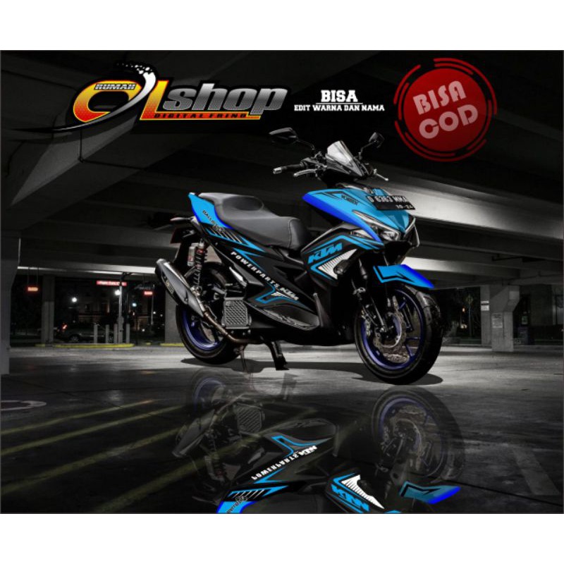 Jual Sticker Stiker Dekal Decal Striping Full Body Yamaha Aerox