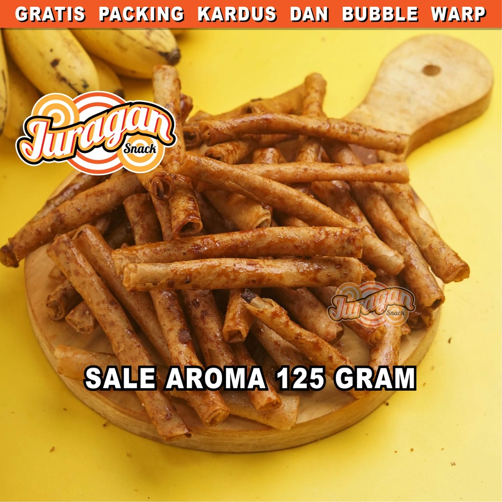 Jual Sale Pisang Lumpia Aroma Gula Aren Crispy Gram Snack Kiloan