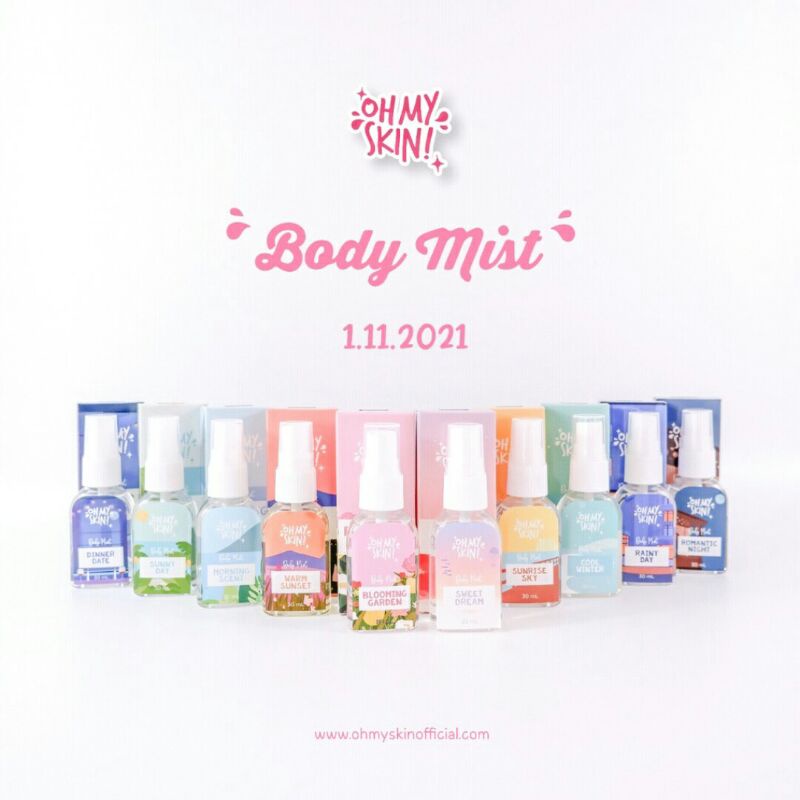 Jual Oh My Skin Body Mist Ml Shopee Indonesia