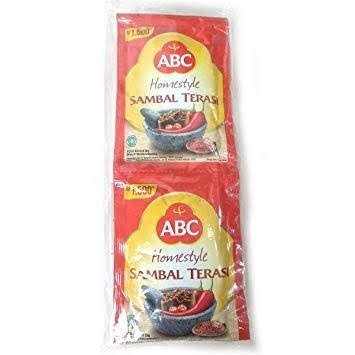 Jual Abc Sambal Terasi Gram Sachet Bks Shopee Indonesia