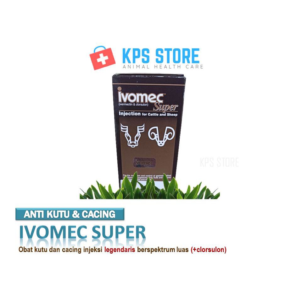 Jual Ivomec Super Inj Ml Obat Kutu Gudik Dan Cacing Shopee Indonesia