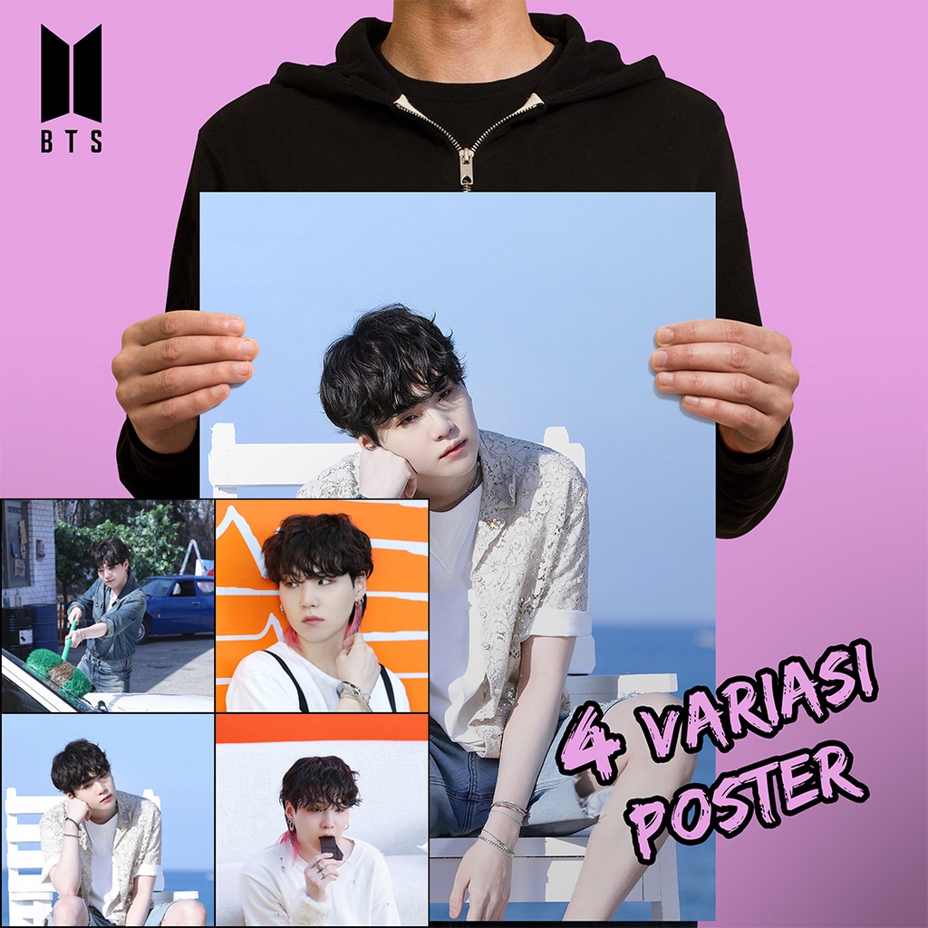 Jual Poster Suga Min Yoon Gi Ukuran A Dari Concept Photo Sketch