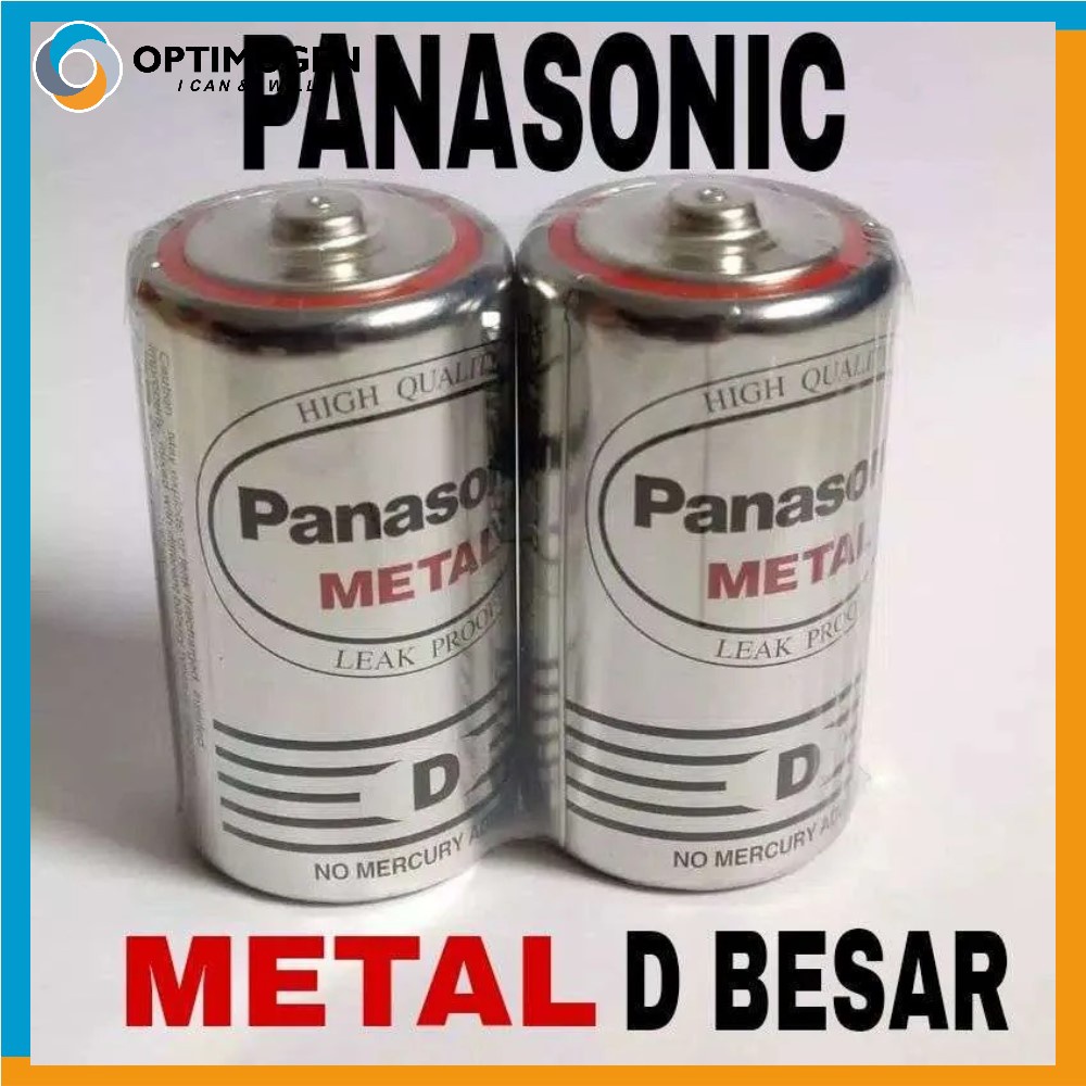 Jual Baterai Size D Panasonic Metal Battery Besar Satuan Shopee Indonesia