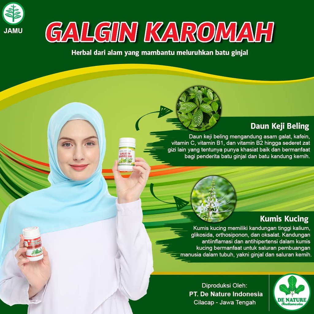 Jual Kapsul Galgin Karomah Extrak Keji Beling Obat Batu Ginjal Kencing