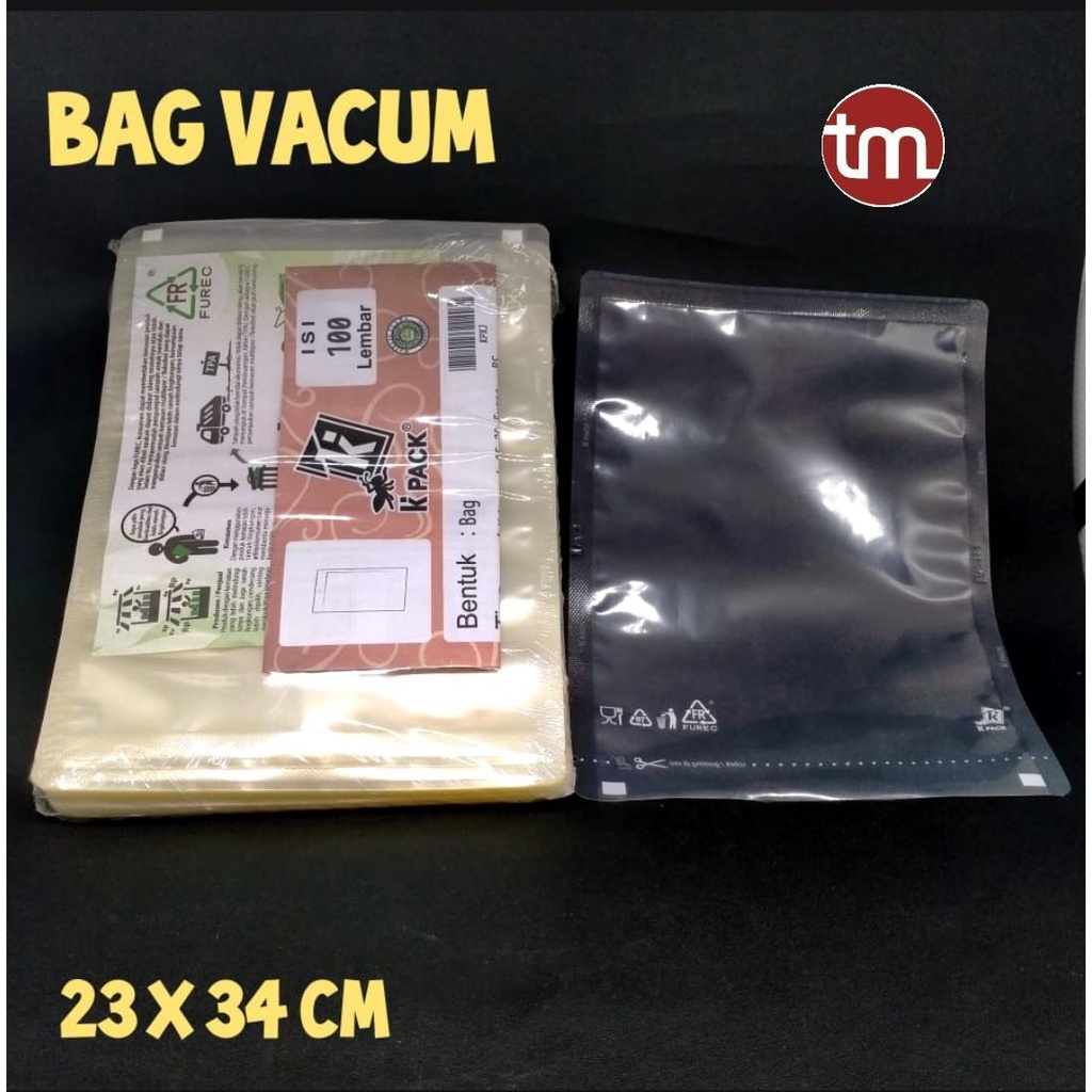 Jual VAKUMPACK 23X34 CM PLASTIK KEMASAN VAKUM VACUUM FROZEN FOOD