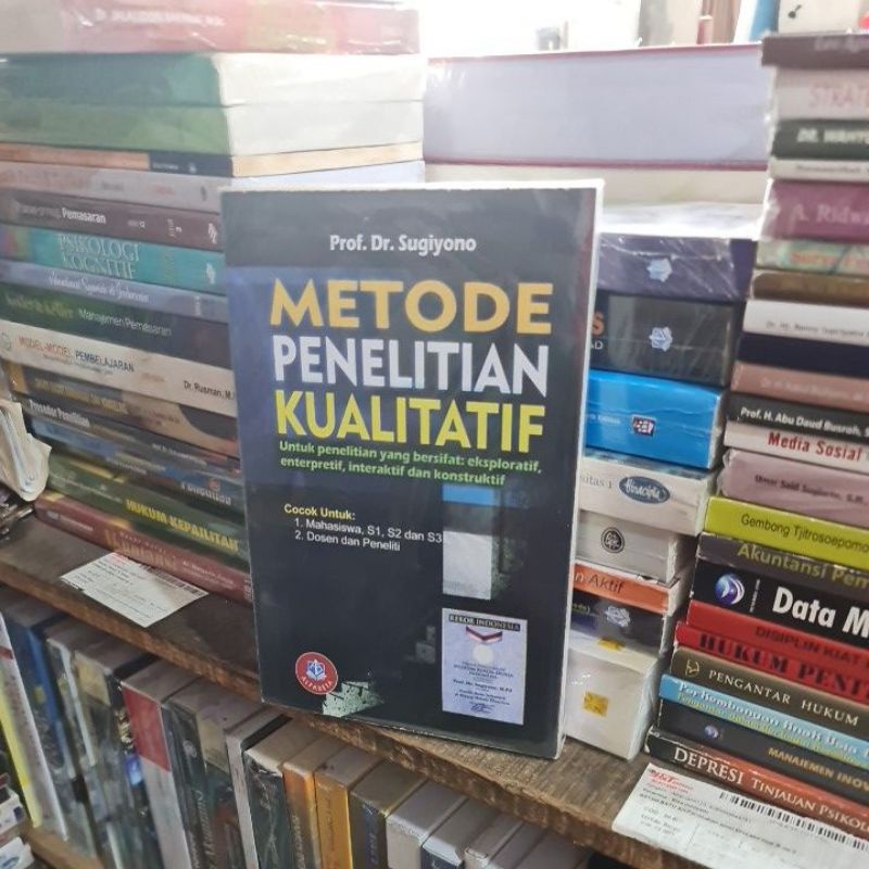 Jual Metode Penelitian Kualitatif By Prof Dr Sugiyono Shopee Indonesia