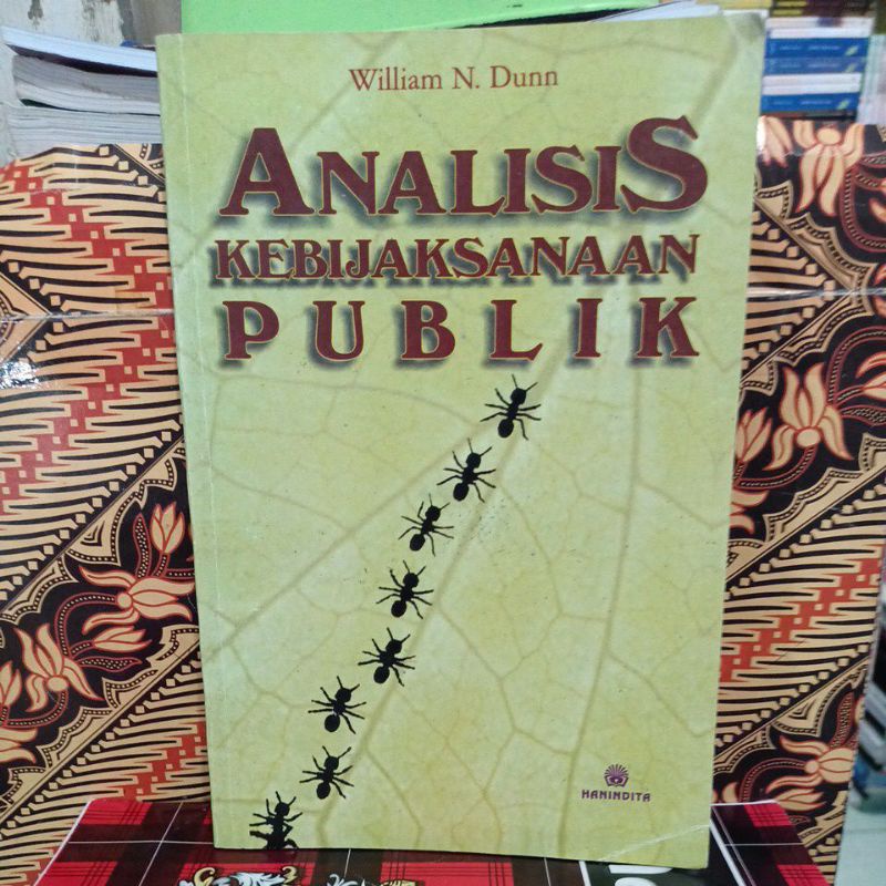 Jual Buku Analisis Kebijakan Publik William Dunn Shopee Indonesia