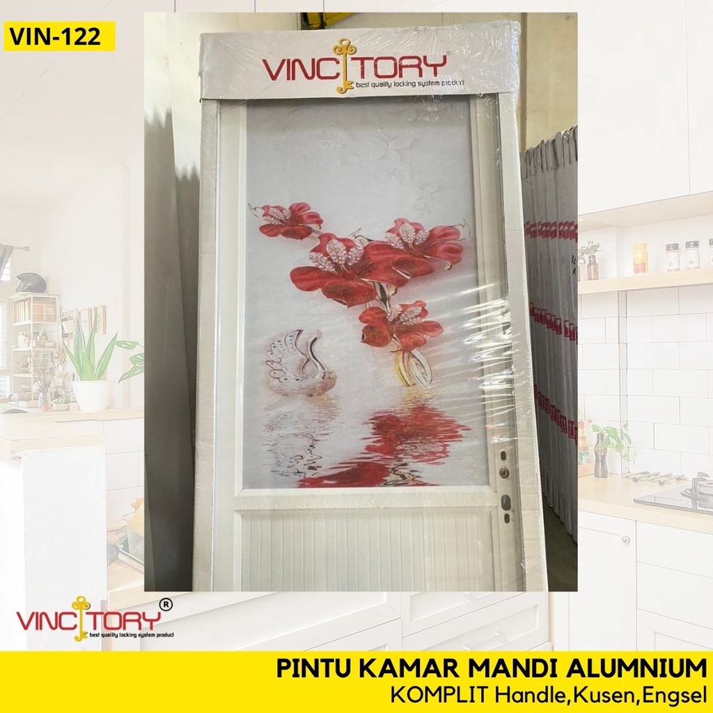 Jual VINCITORY Pintu Kamar Mandi Pintu Kamar Mandi Aluminium PREMIUM