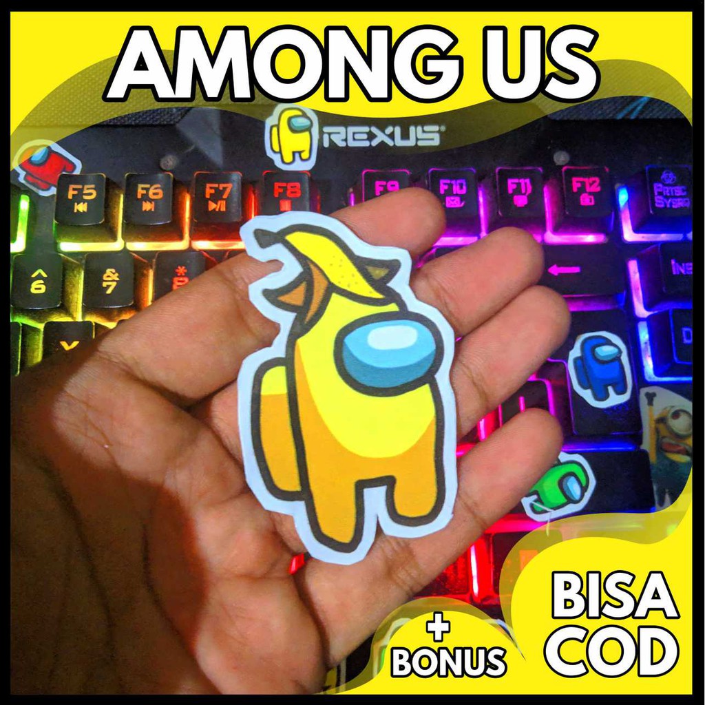 Jual STIKER AMONG US SKIN BANANA Stiker Tumblr Stiker Pack