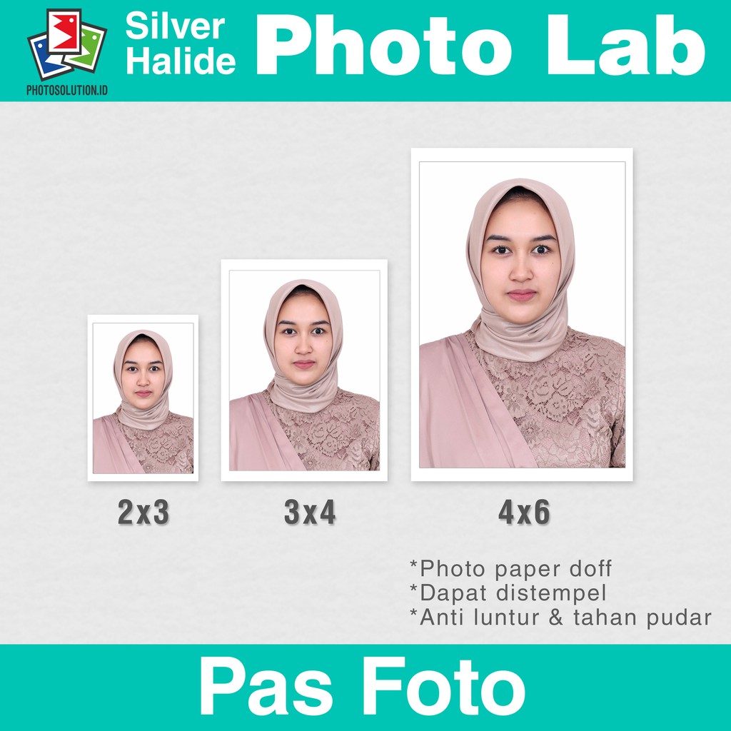 Jual Paket Cetak Pas Foto Lab X X X Silver Halide Photo Print