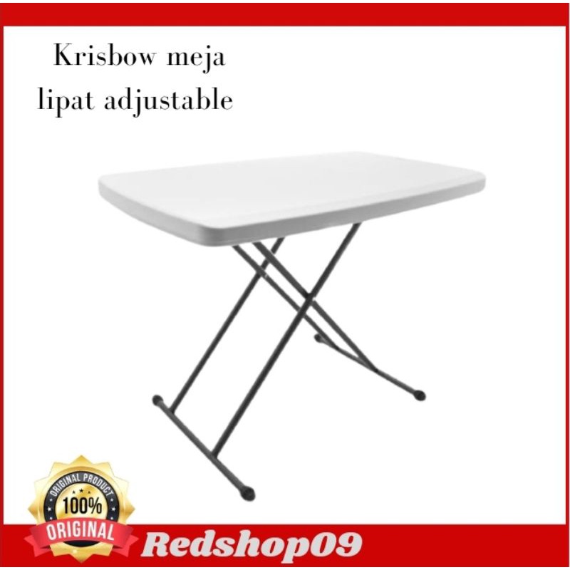 Jual ACE Krisbow Meja Taman Lipat Adjustable Meja Lipat Meja