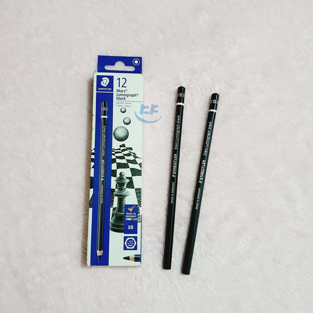 Jual Pensil Kayu B Staedtler Mars Lumograph Black B B Shopee