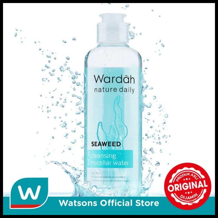 Jual Wardah Seaweed Cleansing Micellar Water 240ml Shopee Indonesia