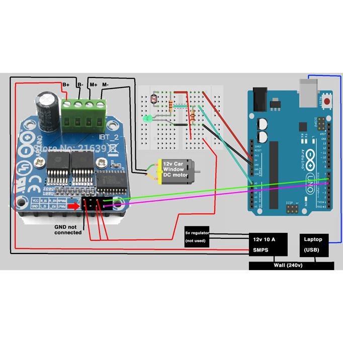 Jual High Current Motor Driver H Bridge Module Bts A For Arduino