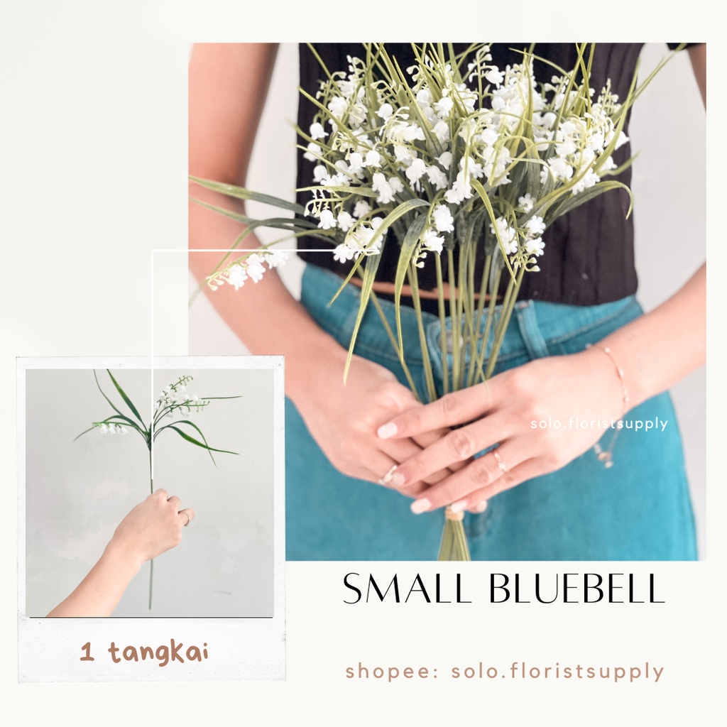 Jual ARTIFICIAL SMALL BLUEBELL FLOWER Bunga Baby S Breath Gypsophila