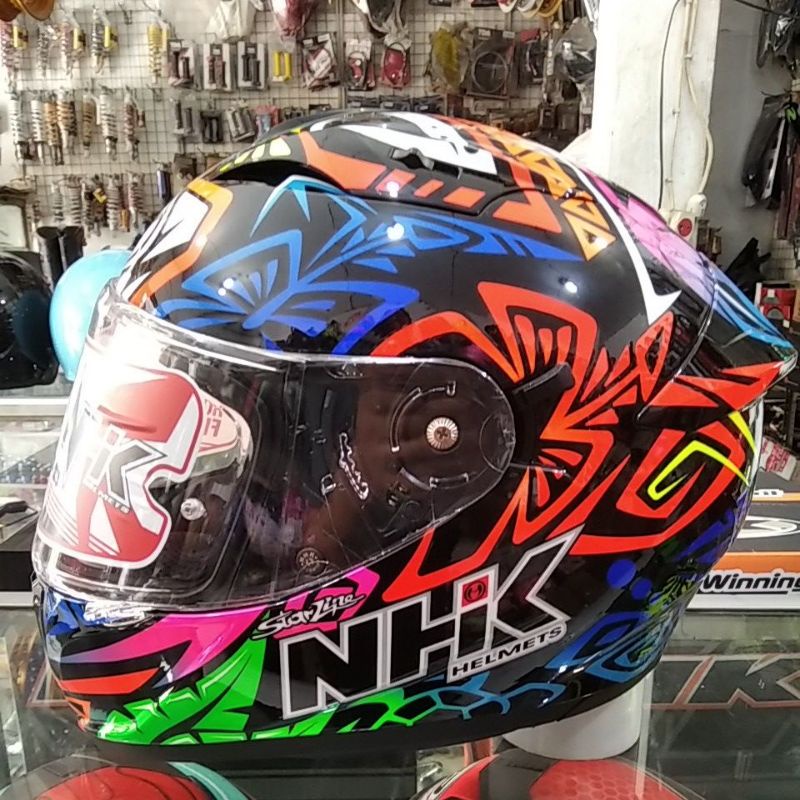 Jual HELM NHK GP PRIME GP ULTRA REMY 2 BLACK GLOSSY Shopee Indonesia