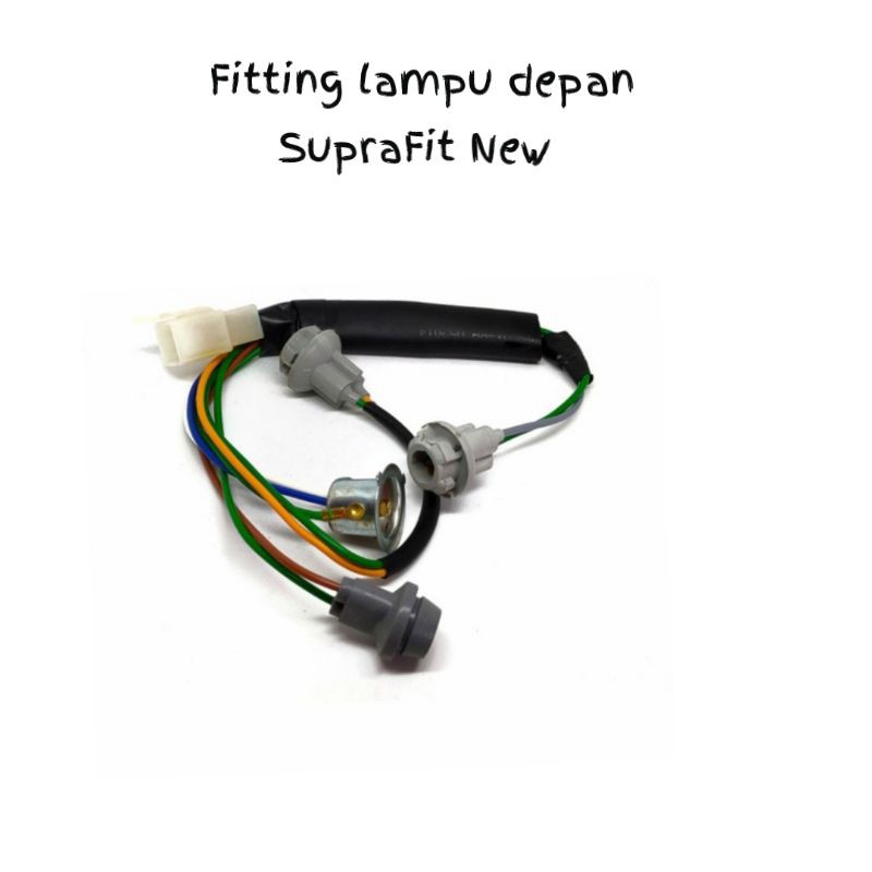 Jual Fitting Socket Cop Soket Lampu Depan Supra Fit New Shopee