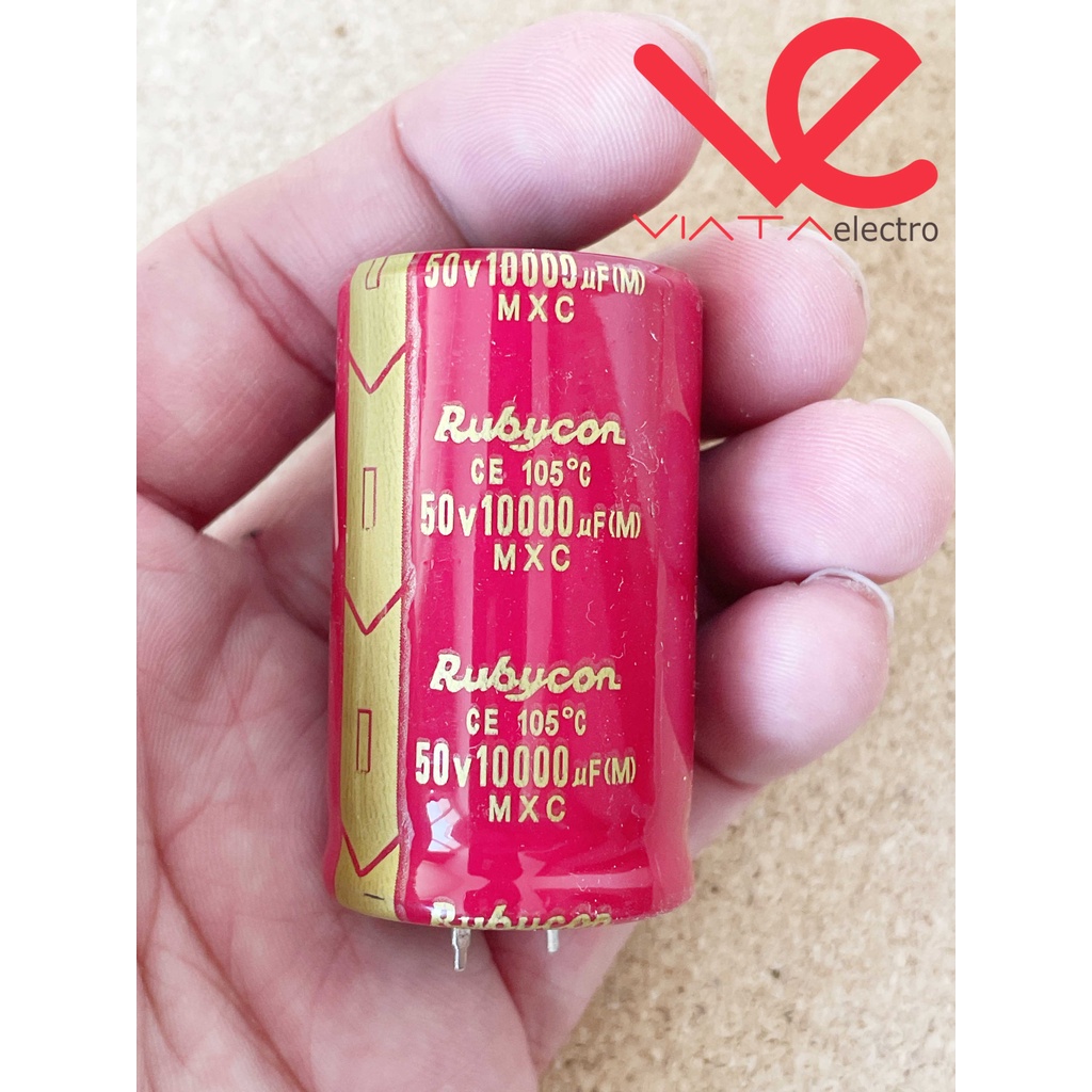 Jual Kapasitor Elco Uf V Rubycon Original Capacitor Elko