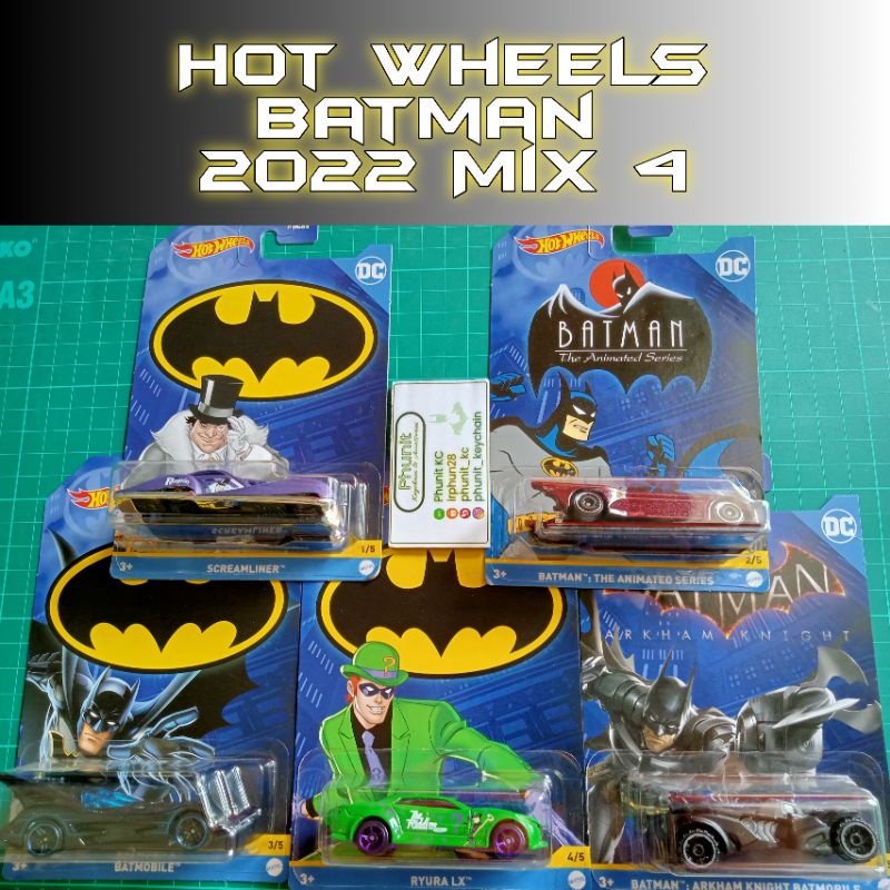 Jual Hot Wheels Batman Batmobile Series Mix Set Lengkap Riddler