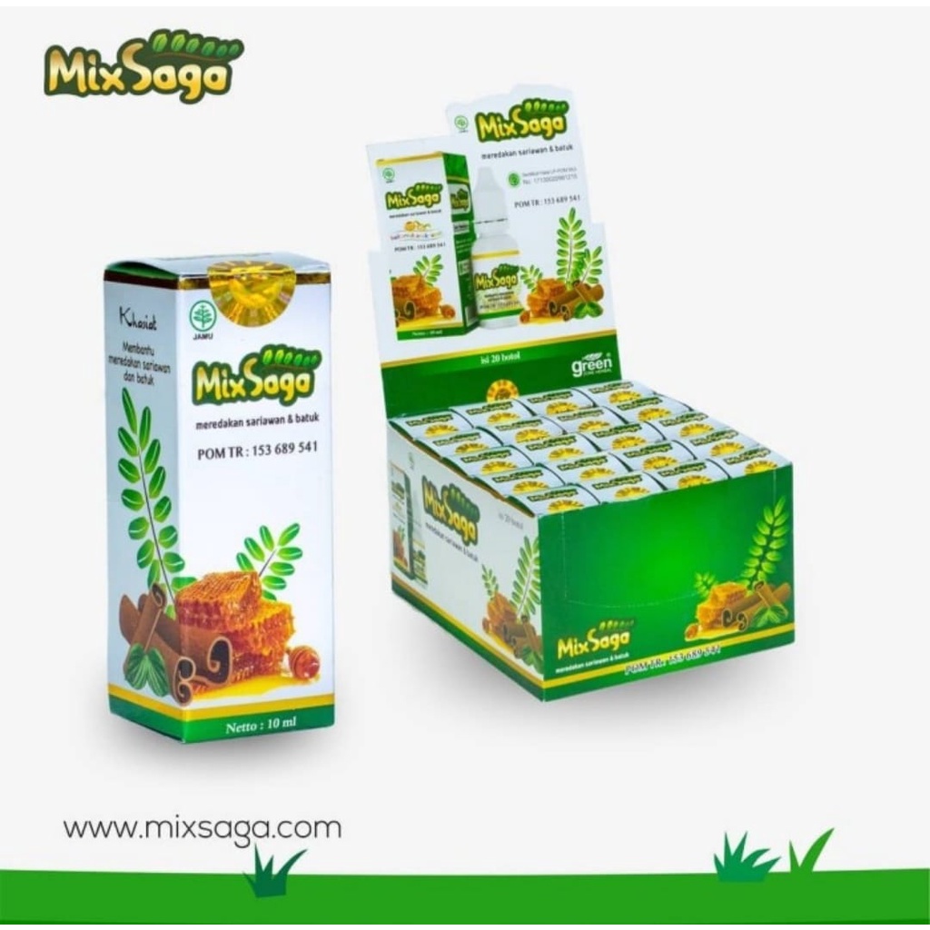 Jual MIX SAGA Obat Herbal Batuk Dan Sariawan Baik Untuk Kesehatan