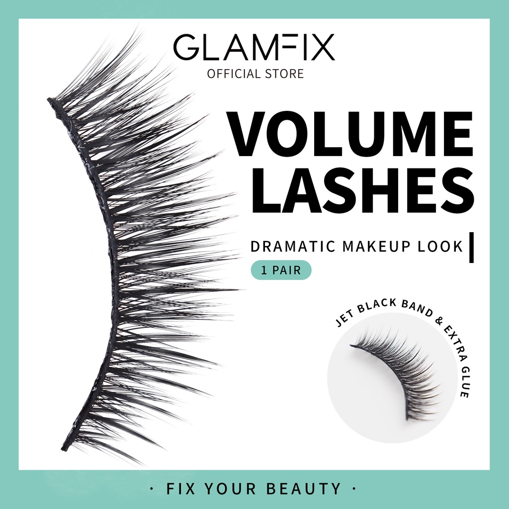 Jual Glamfix New Volume Perfect Blink Lashes Bulu Mata Volume New Bulu