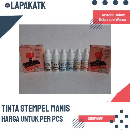 Jual Tinta Stempel Otomatis Tinta Manis Lt Shopee Indonesia