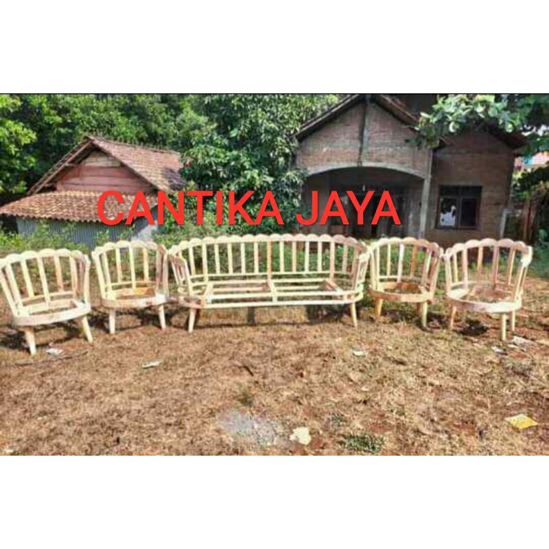 Jual Kursi Pelaminan Pengantin Kerang Set Kursi Lesti Set Rangka